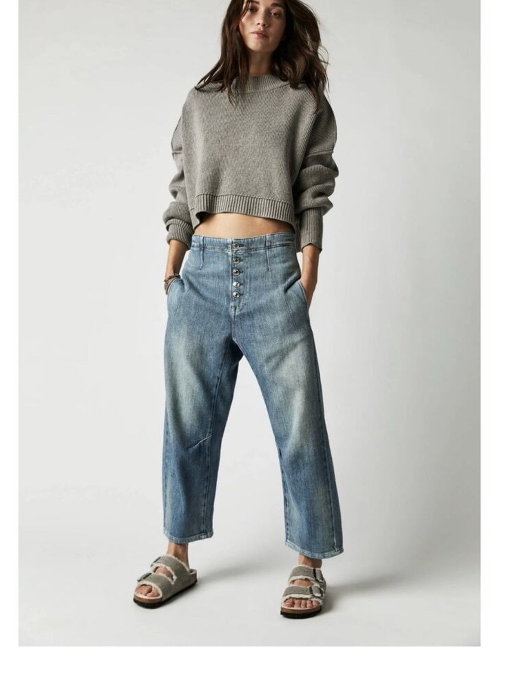 WE THE FREE X FREE PEOPLE - OSAKA MID RISE BARREL